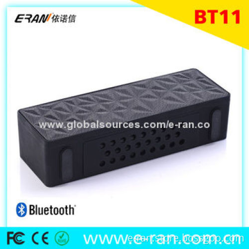 2014 ER-BT11 Bluetooth portable speaker, touch panel with micro SD card slot, for gifts